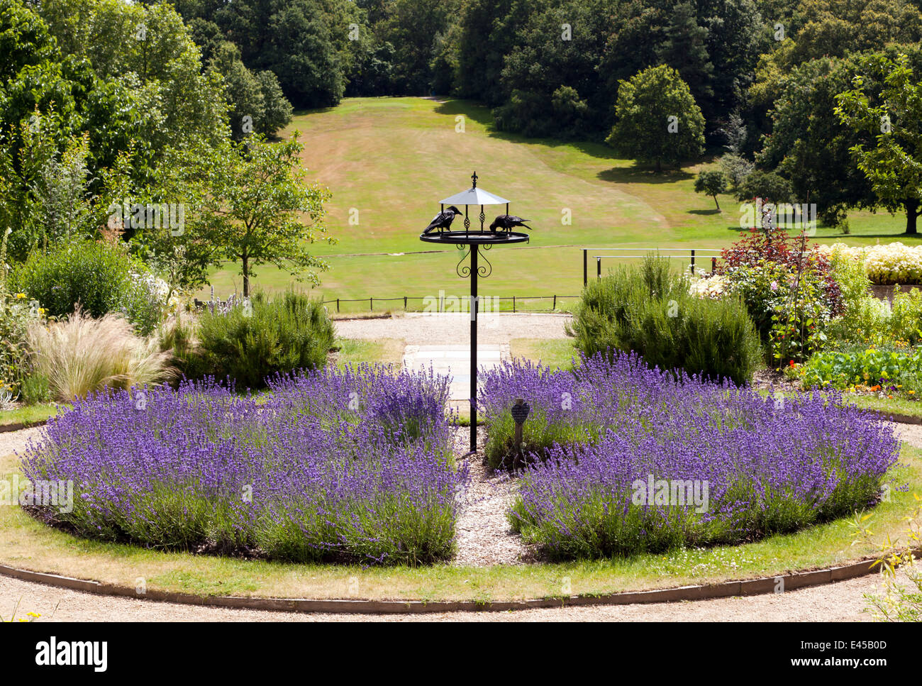 The Sensory Garden, at Beckenham Place Park, Lewisham. Stock Photo