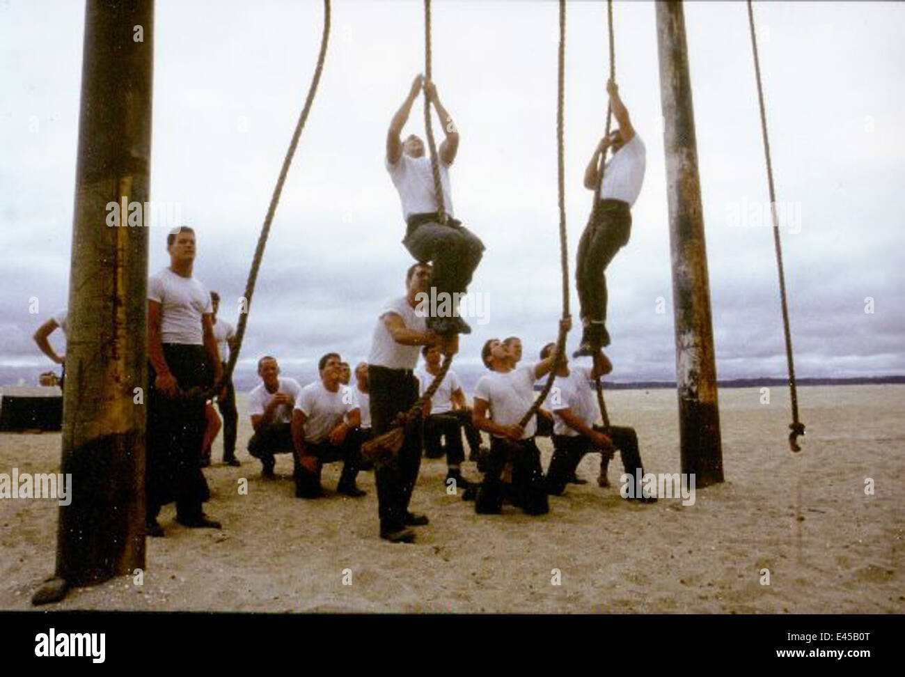 Carry Rope Military A photograph showing individuals, possibly from a military or aviation ...