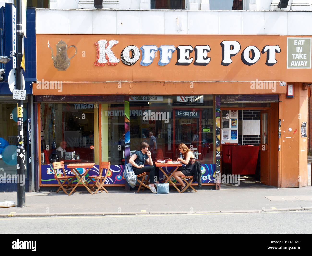 Koffee Pot in Northern Quarter Manchester UK Stock Photo