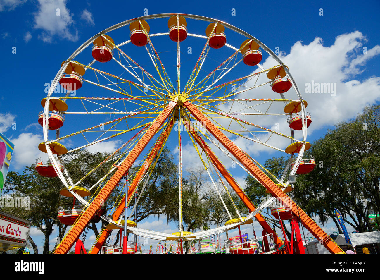 Ferris Wheel Florida State Fair Tampa FL Stock Photo Alamy