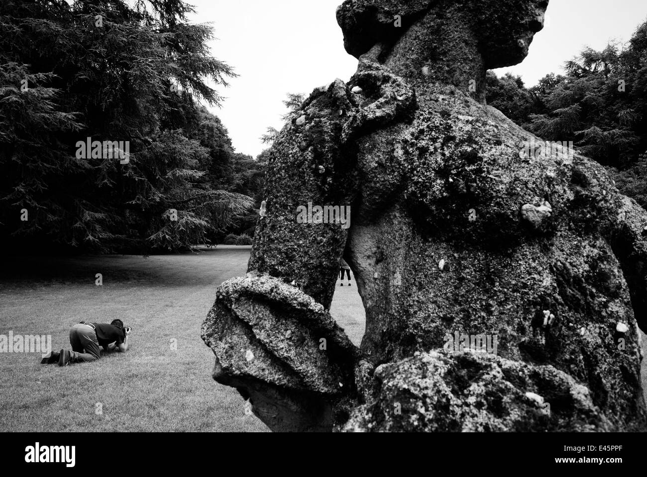 Statue in public gardens Stock Photo Alamy