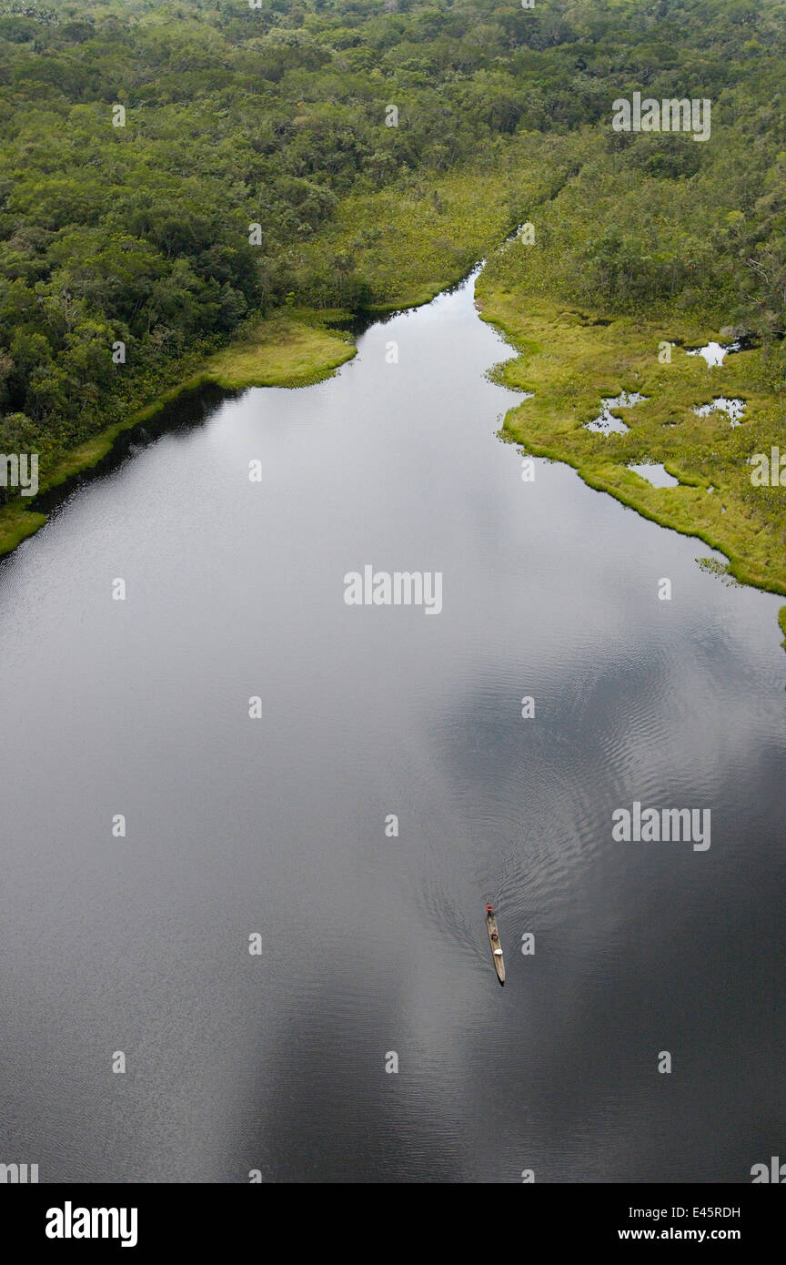 Aerial View Ox Bow Lake Dugout Canoe Hi res Stock Photography And aerial-view-ox-bow-lake-dugout-canoe-hi-res-stock-photography-and