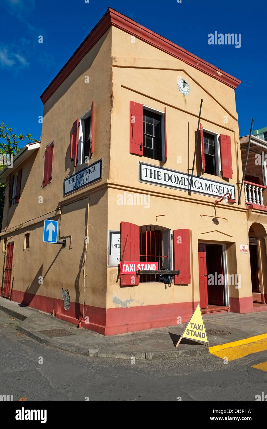 Museum Roseau Dominica Nation Caribbean Sea Windward Island Stock Photo