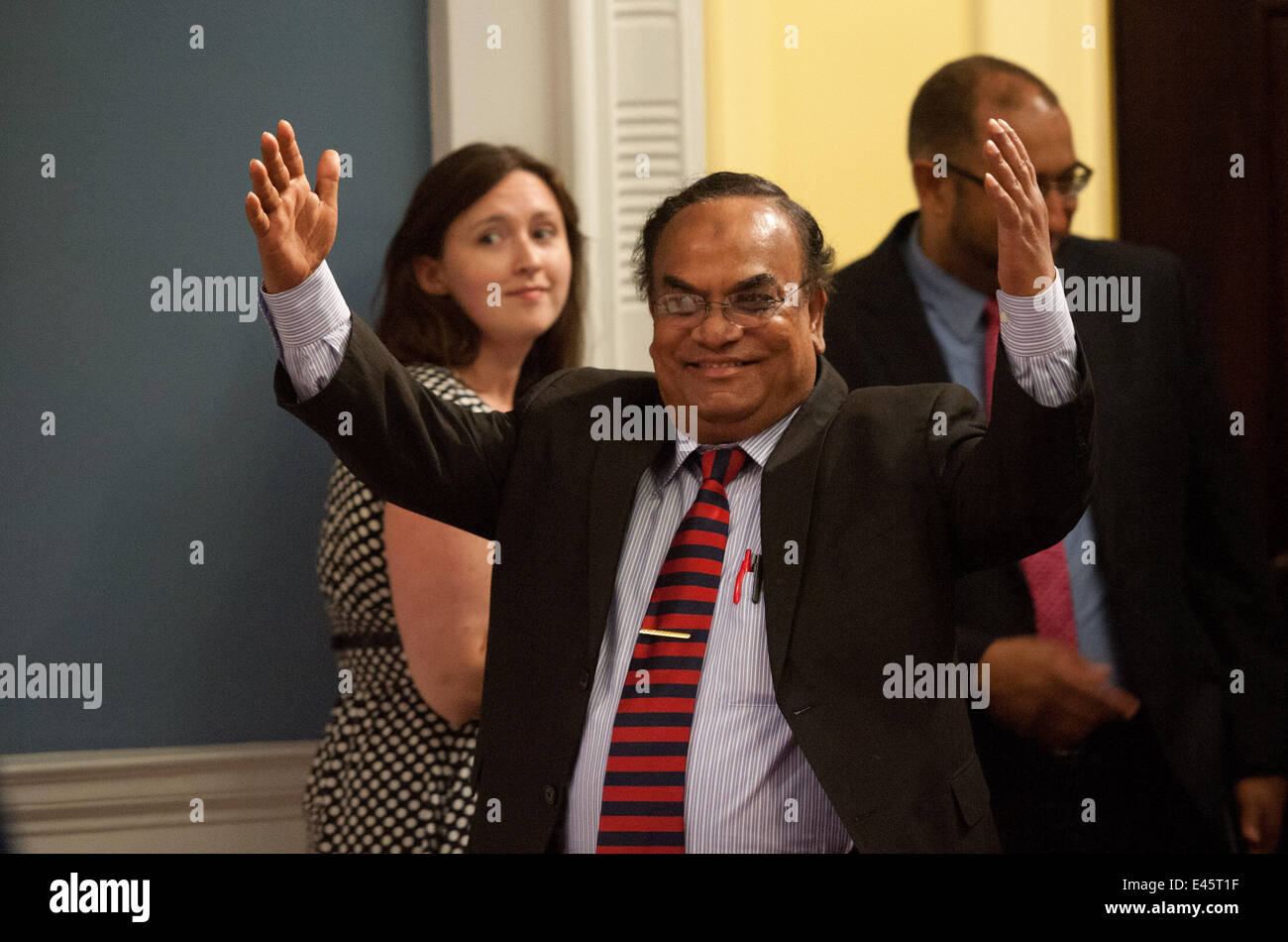 Manhattan, New York, USA. 2nd July, 2014. DC37 Treasurer and President