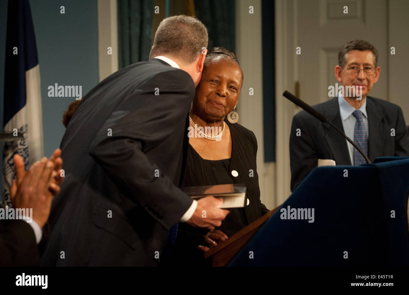 Manhattan, New York, USA. 2nd July, 2014. Mayor BILL DE BLASIO with