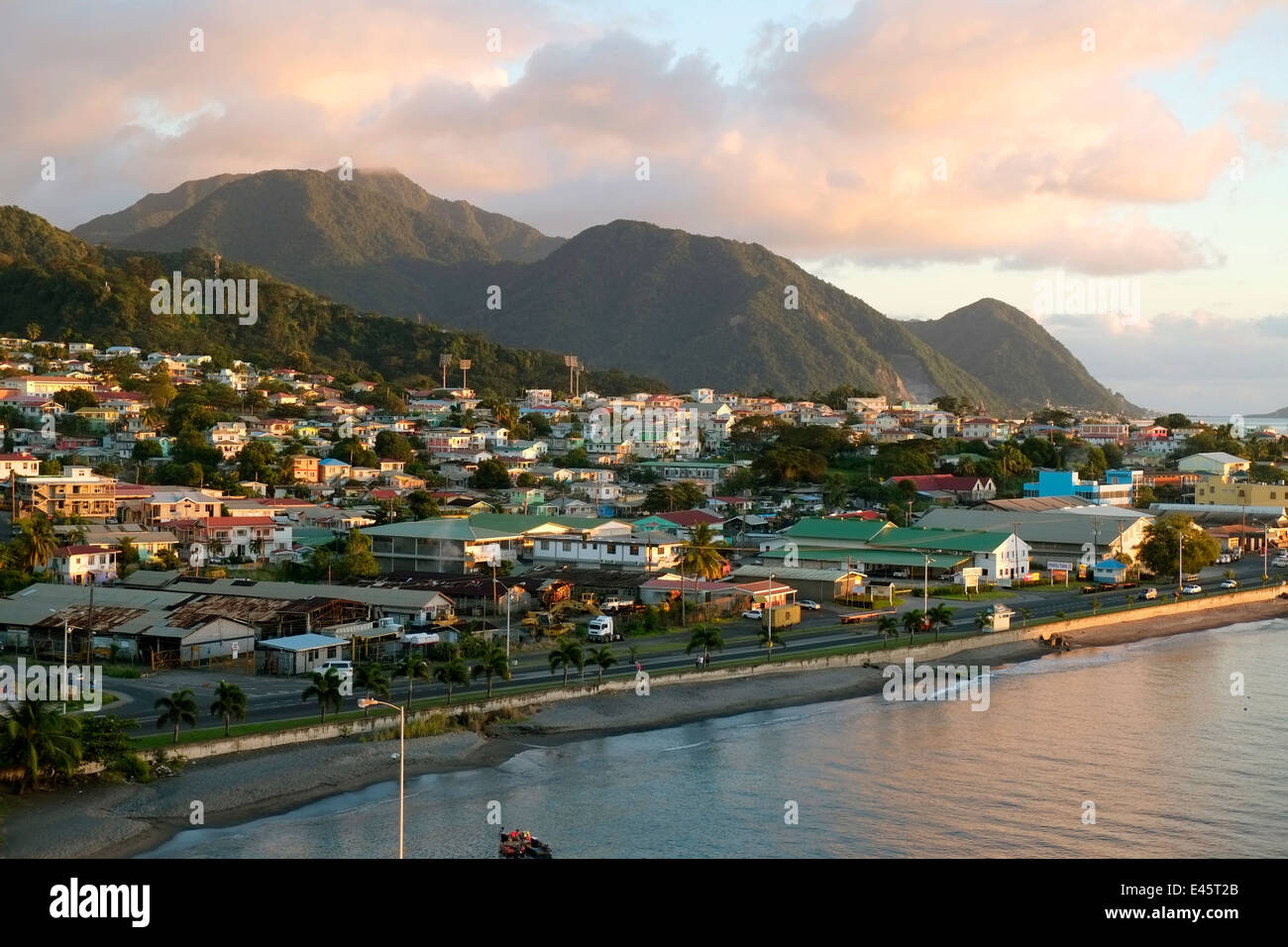 Roseau Dominica Nation Caribbean Sea Windward Island Stock Photo Alamy