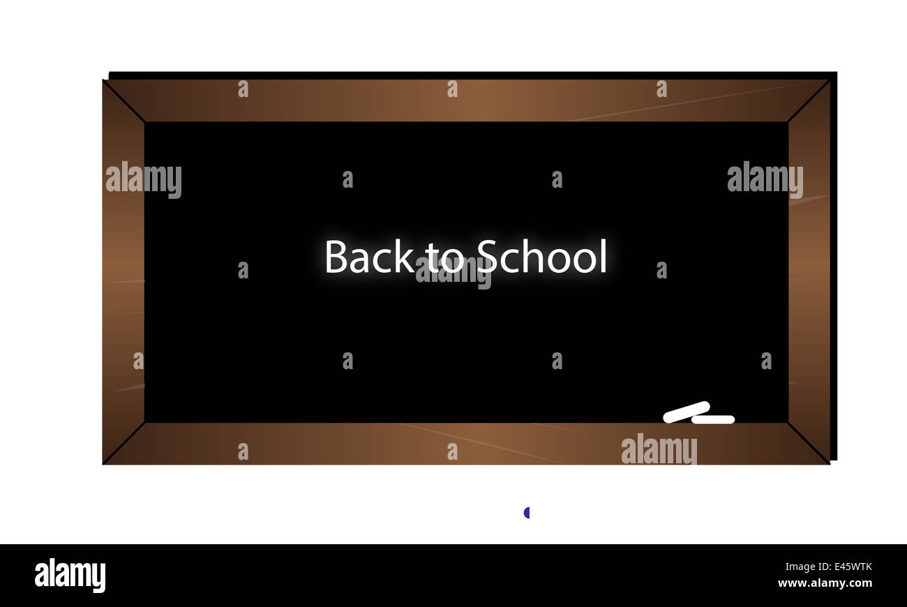 Back to School Chalkboard Stock Photo Alamy