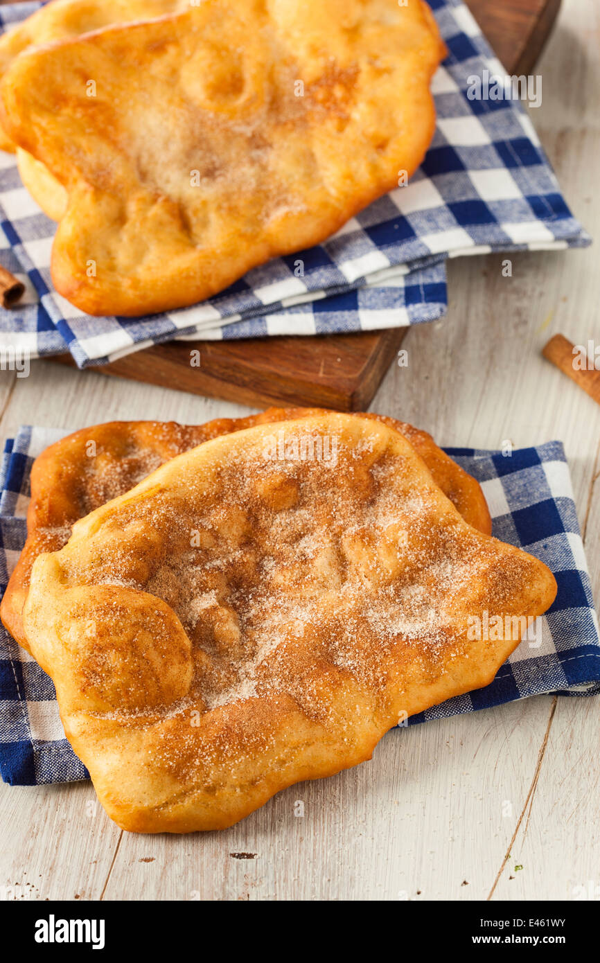 Deep Fried Elephant Ears with Cinnamon and Sugar Stock Photo Alamy