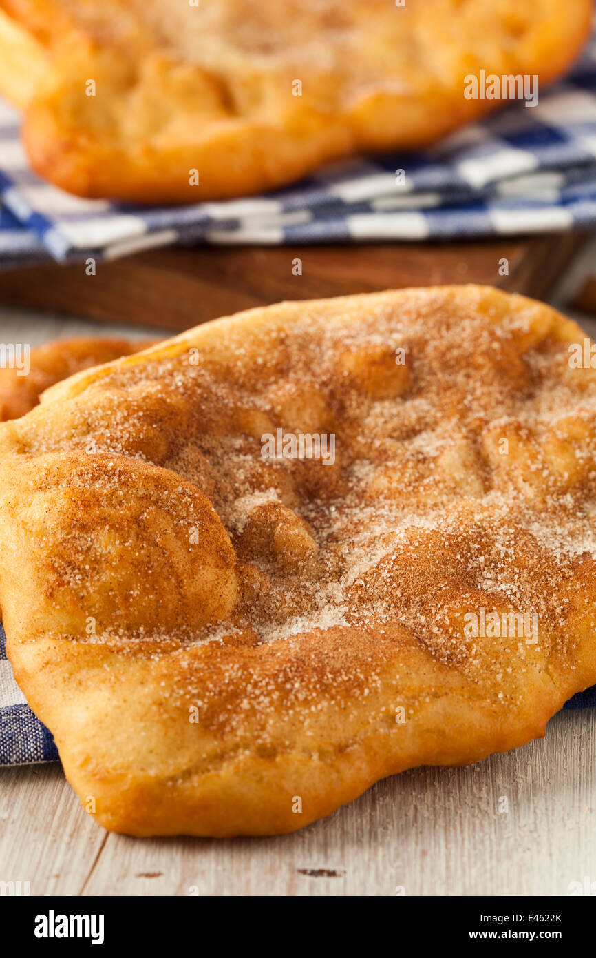 Deep Fried Elephant Ears with Cinnamon and Sugar Stock Photo Alamy
