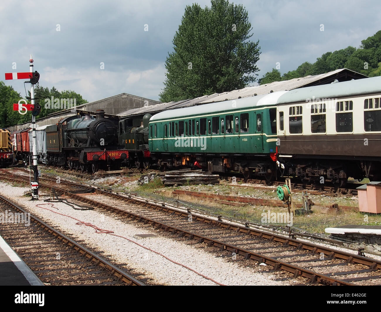 Buckfastleigh Railway Stock Photo Alamy