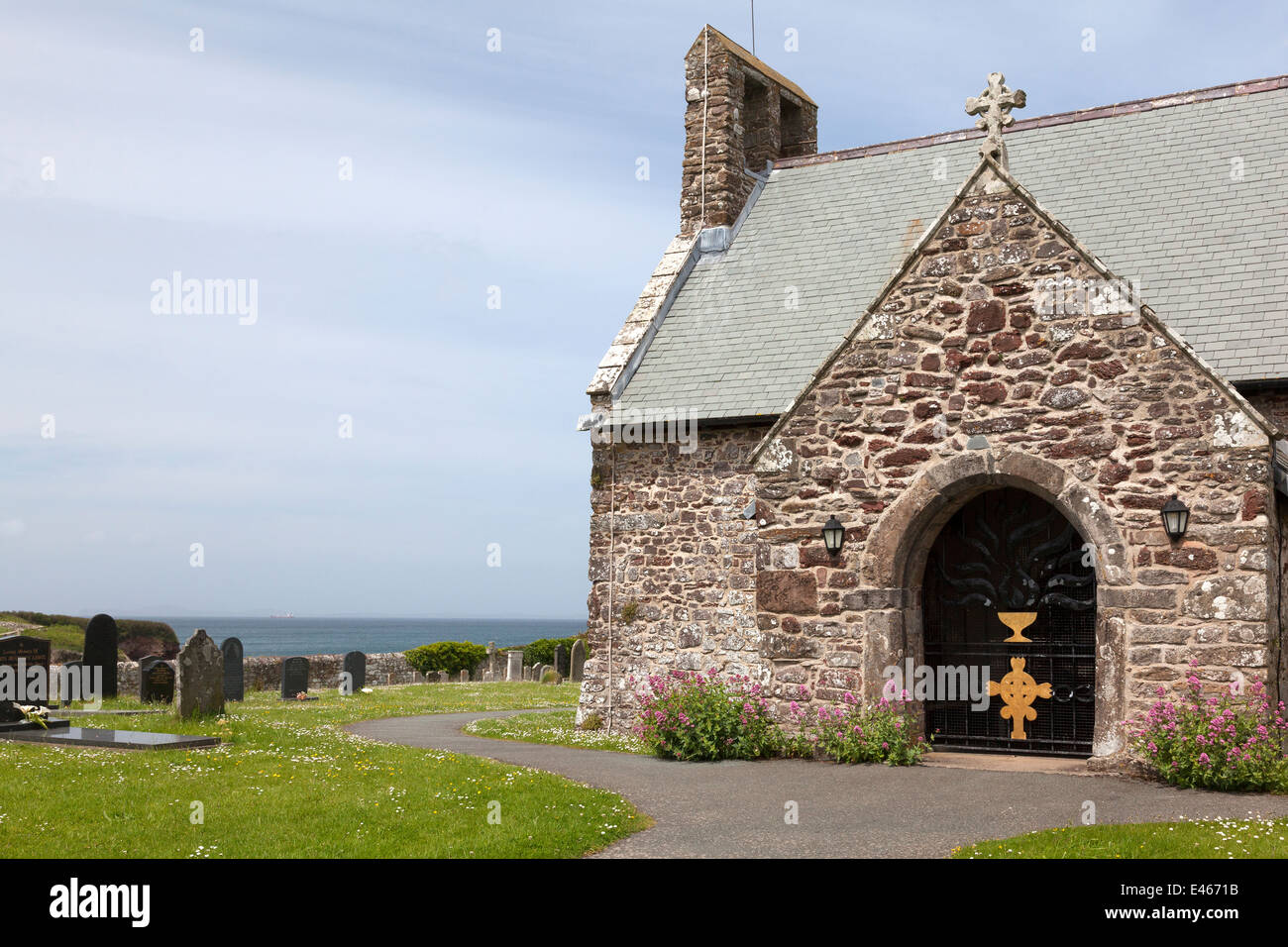 St Bridget's Church, St Brides, Pembrokeshire Stock Photo