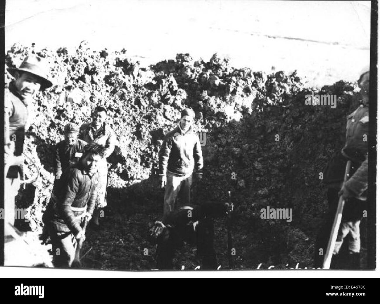 Japanese Bomb Crater Stock Photo - Alamy