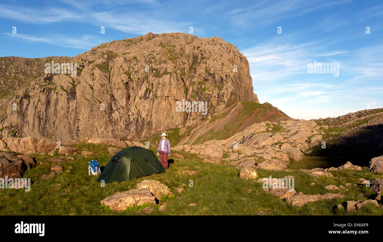 Wild Camping Tent View West Beach Berneray Outer Hebrides Stock Photo Alamy