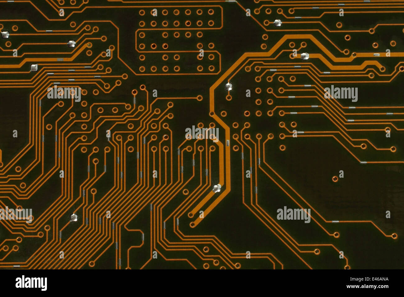 Circuit board background close-up Stock Photo - Alamy