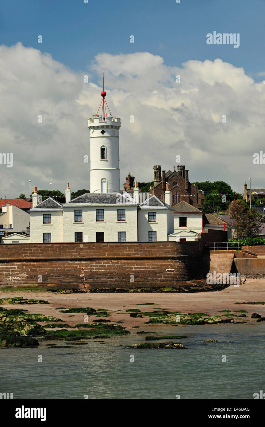 The Bell Rock Signal Tower Museum, Arbroath, Angus, Scotland Stock Photo