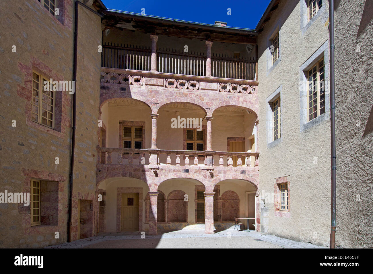 Saint Alban castle, village of Saint Alban sur Limagnole, Gevaudan