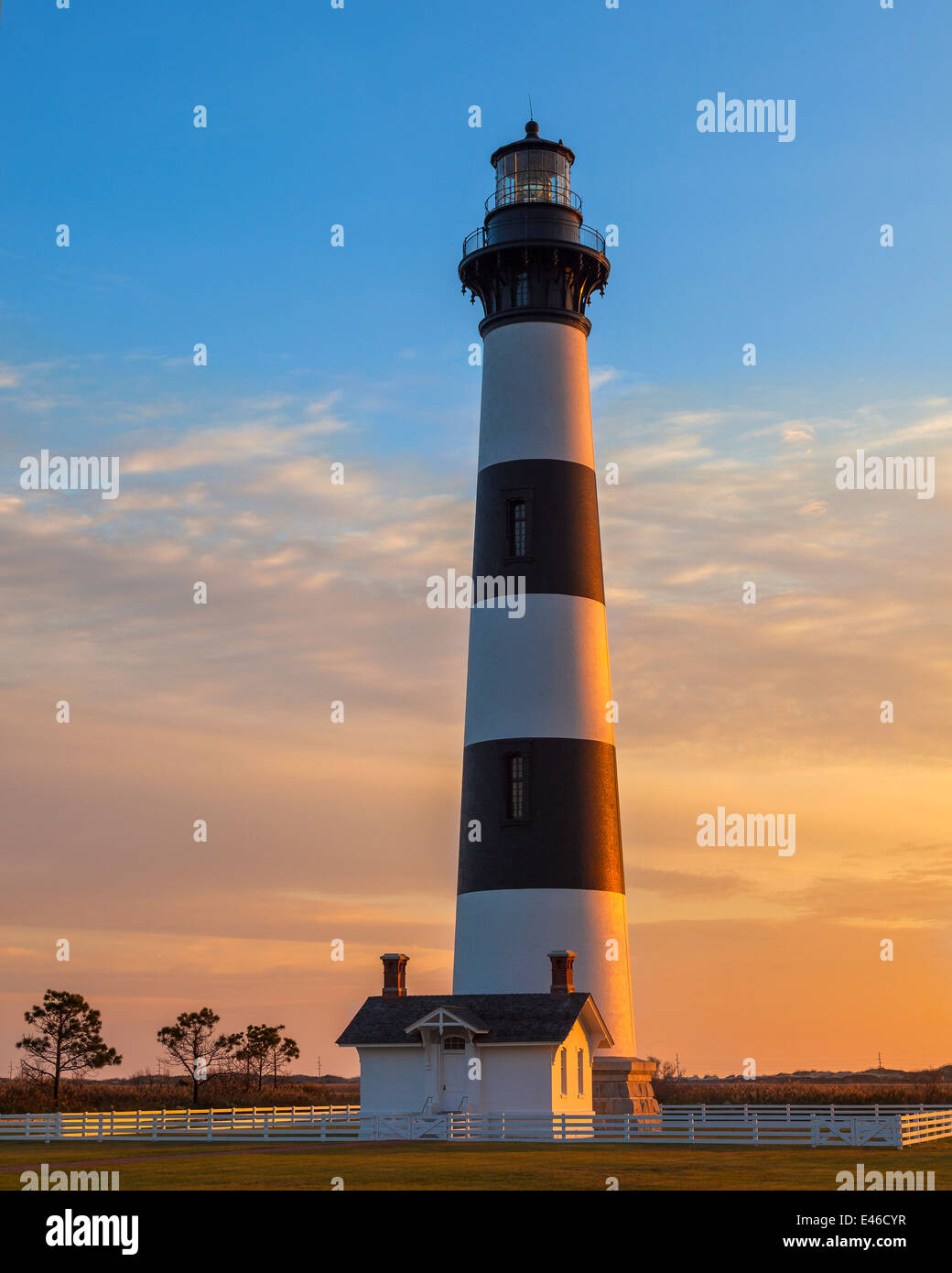 Cape Hatteras National Seashore, North Carolina Sunrise colored clouds