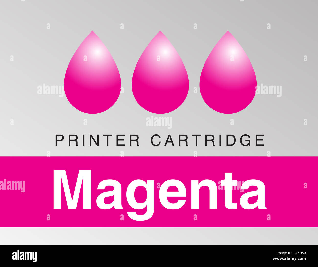 Color CMYK Icon Set Stock Photo - Alamy