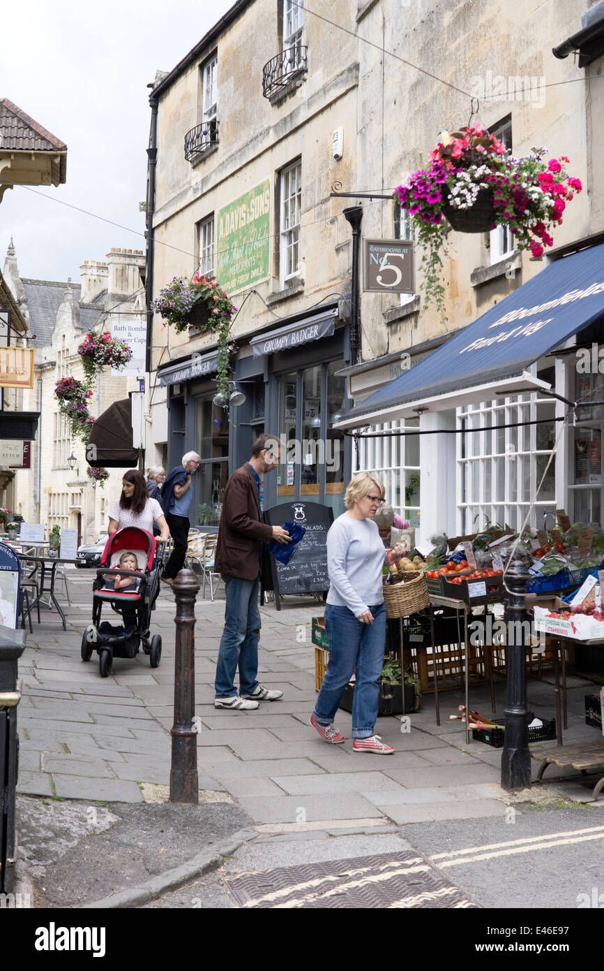 Bradford on Avon a small town in Wiltshire England   The Shambles Stock Photo