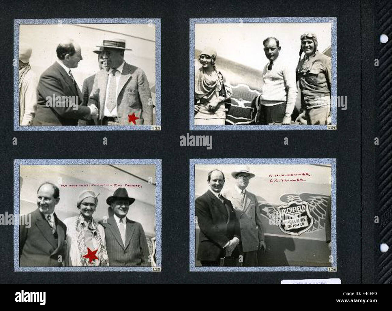 The image from Page 041 of an aviation album showcases the evolution of ...