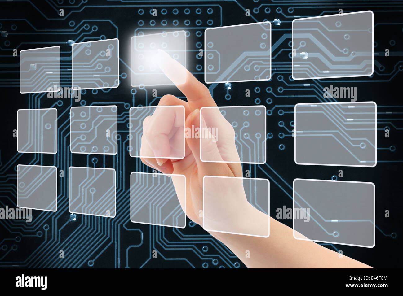 Idea touch. Touch screen interface. эффект касания экрана.