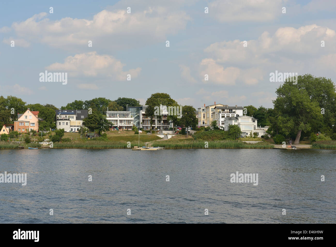 Franken-Teich lagoon Stralsund Germany Stock Photo