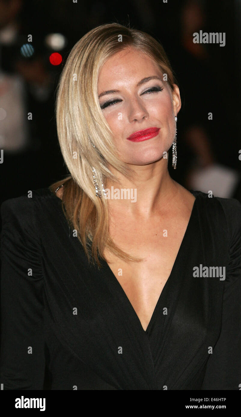 London, UK. 10th Feb, 2008. Sienna Miller arrives for The Orange