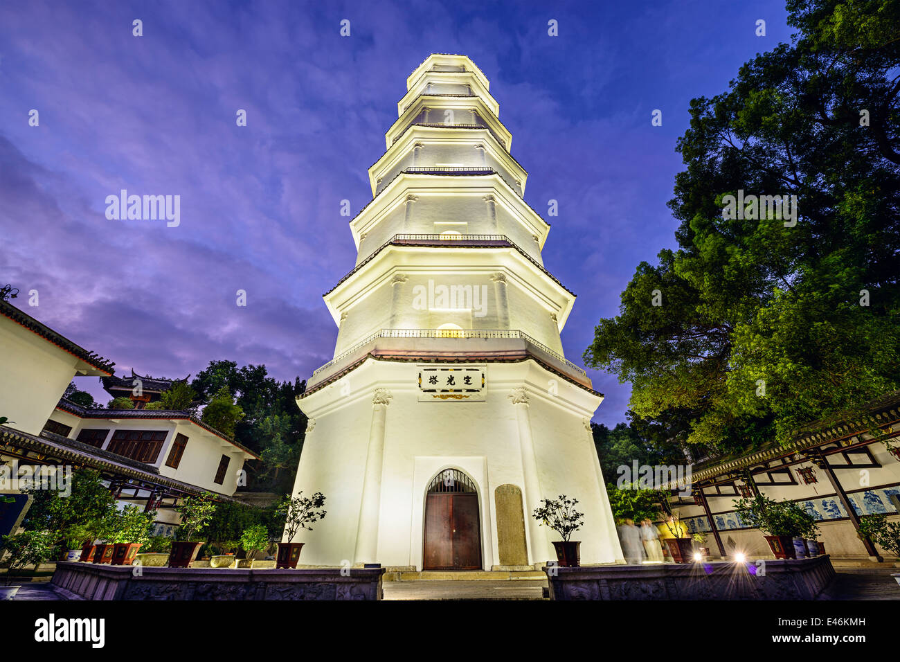 Fuzhou, Fujian, China at the White Pagoda. Stock Photo