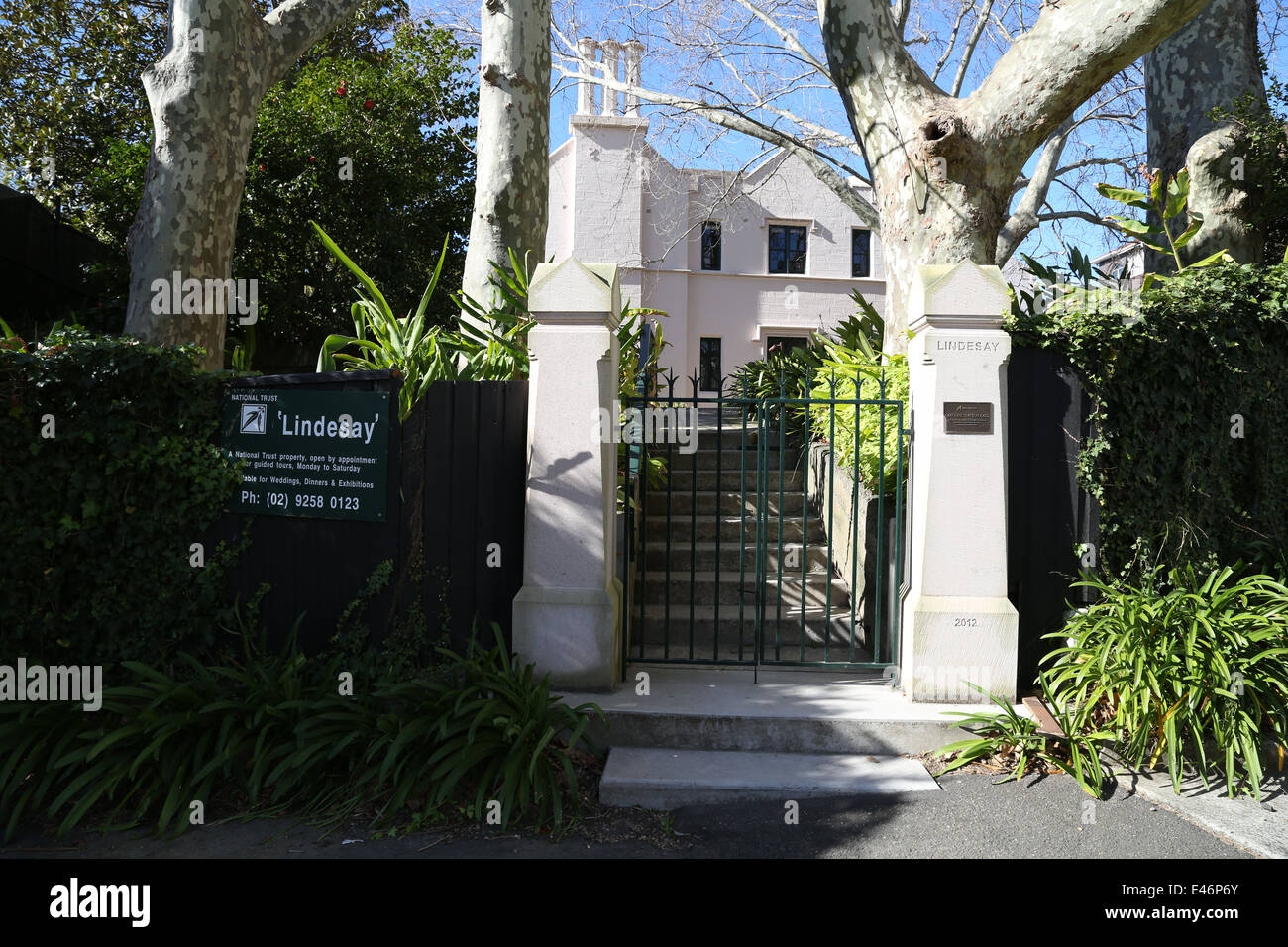 The Lindesay National Trust property at Darling Point in Sydney’s East