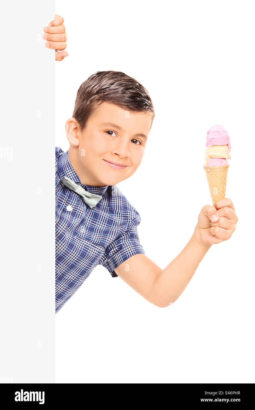 Boy ice cream Cut Out Stock Images & Pictures - Alamy