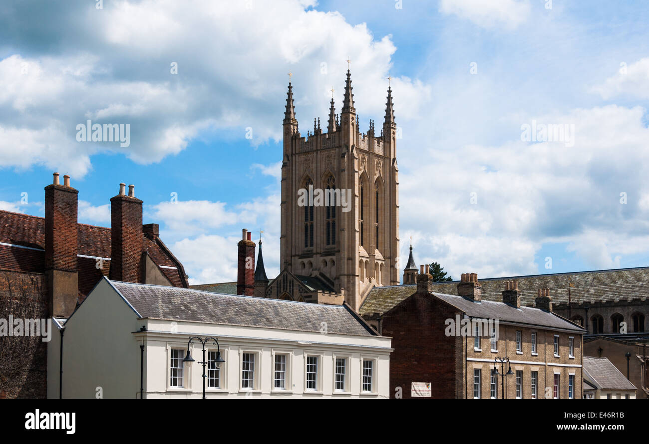 Bury St Edmunds town centre Stock Photo Alamy