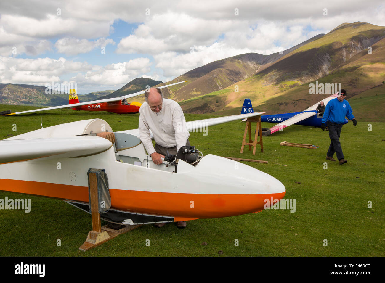 Wooden glider latrigg keswick lake district hires stock photography and images Alamy