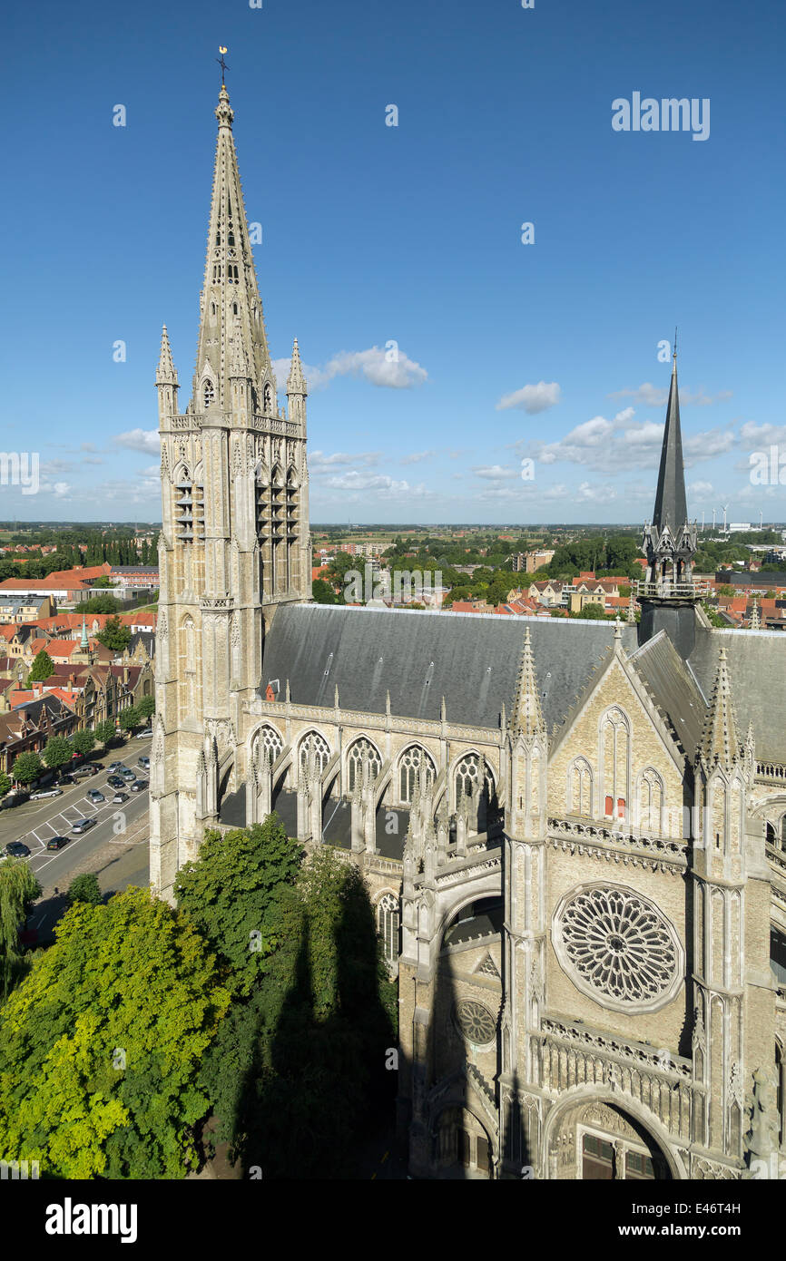 Ypres cathedral hi-res stock photography and images - Alamy
