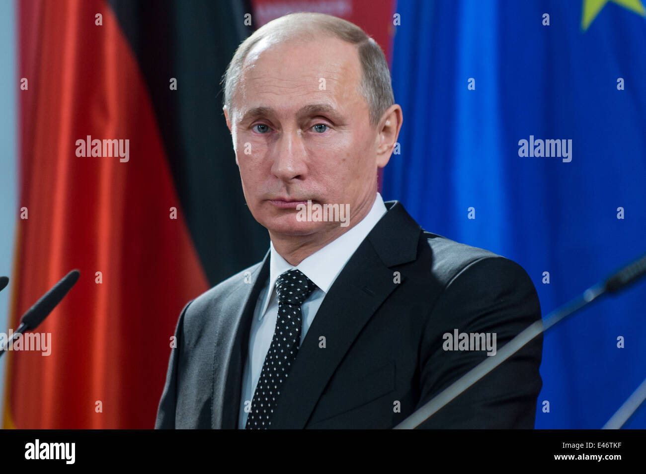 Berlin, Germany, Vladimir Putin, President of the Russian Federation Stock Photo