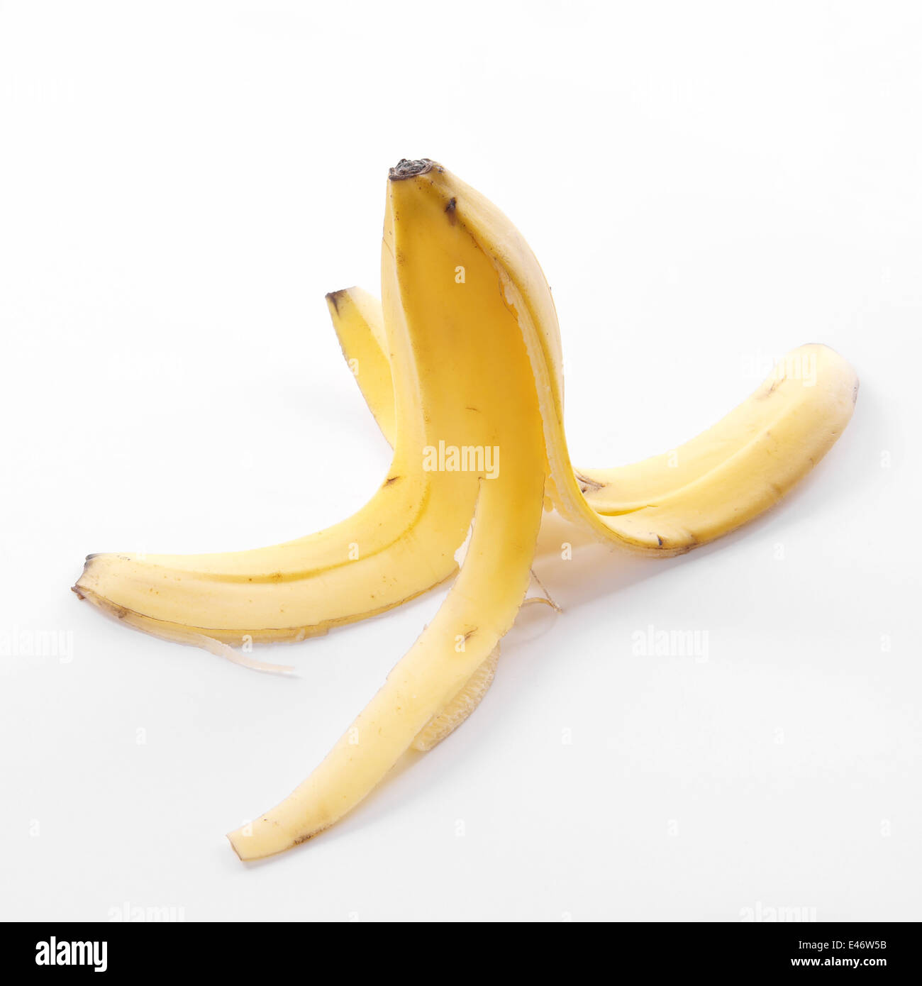 banana skin Stock Photo