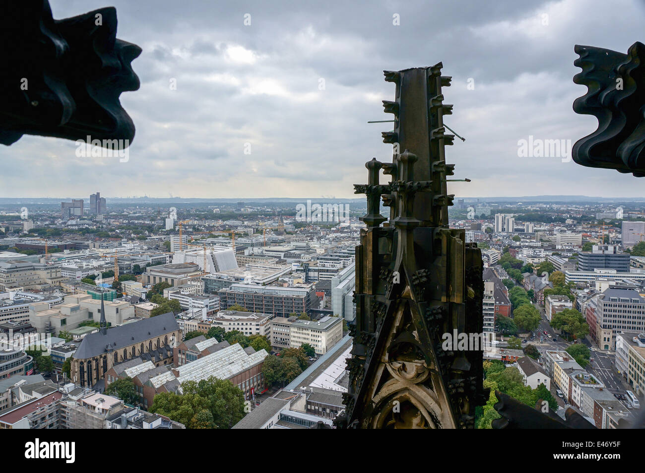 Germany: Cologne City Centre as seen from Cologne Cathedral (Kölner Dom