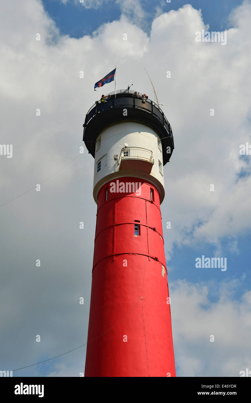 Good View from Wangerooge's old lighthouse, 17 August 2013 Stock Photo