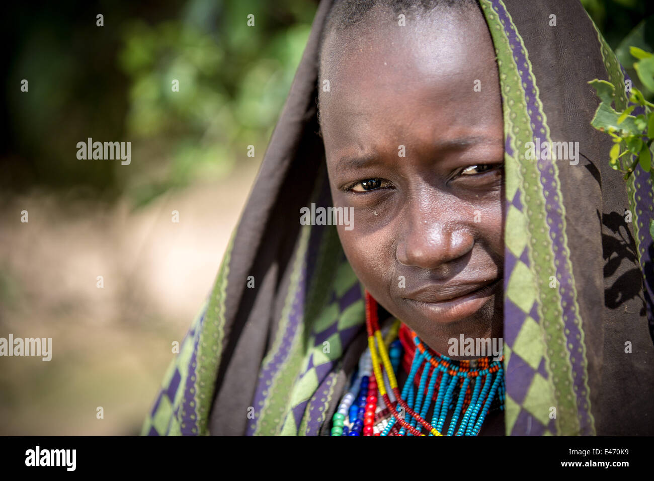 The Erbore tribe is a small tribe that lives in the southwest region of the Omo Valley on 17 May 2014 Stock Photo