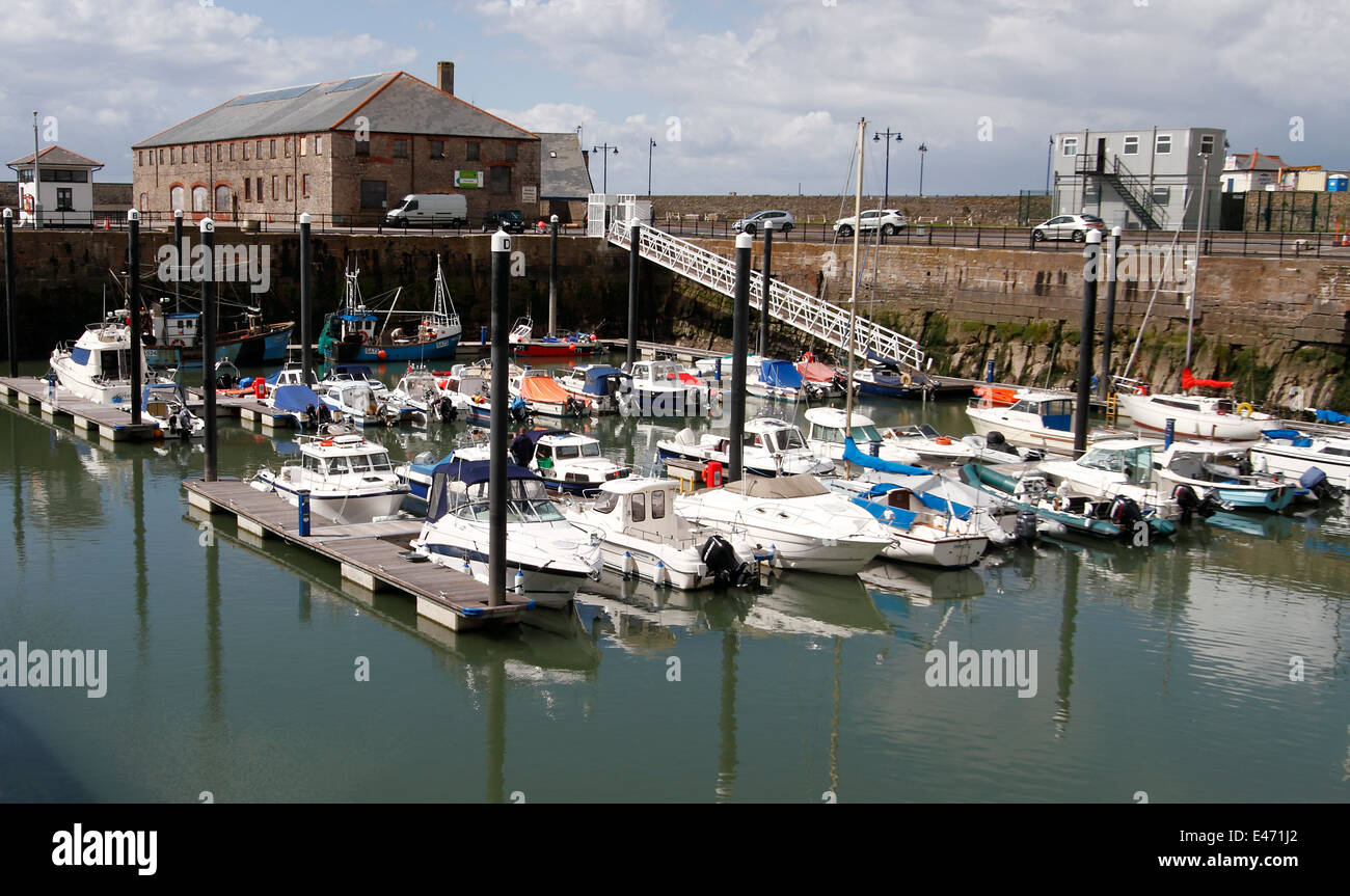 Porthcawl Marina Stock Photo Alamy