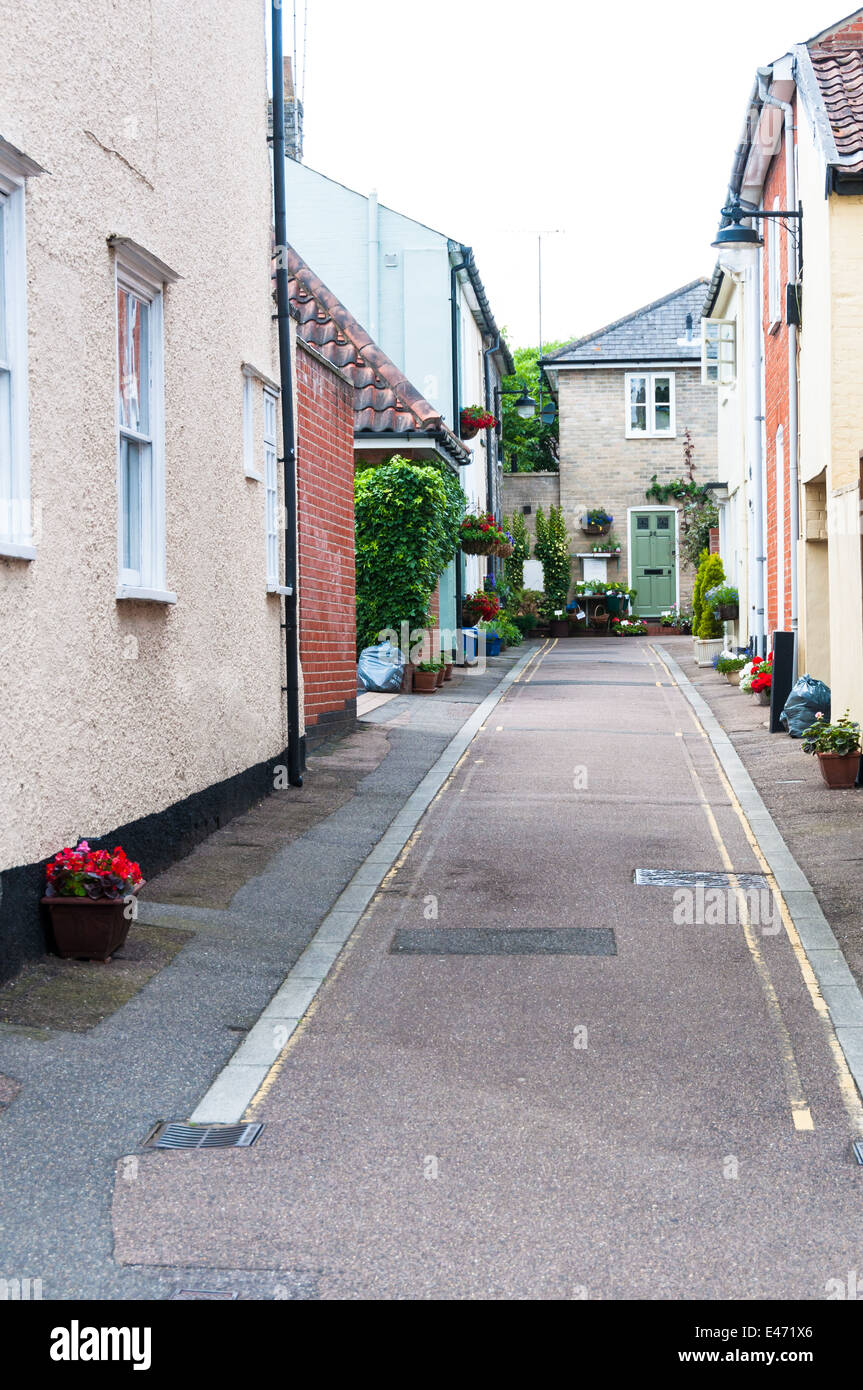 View of a street in Cambridge, UK Stock Photo