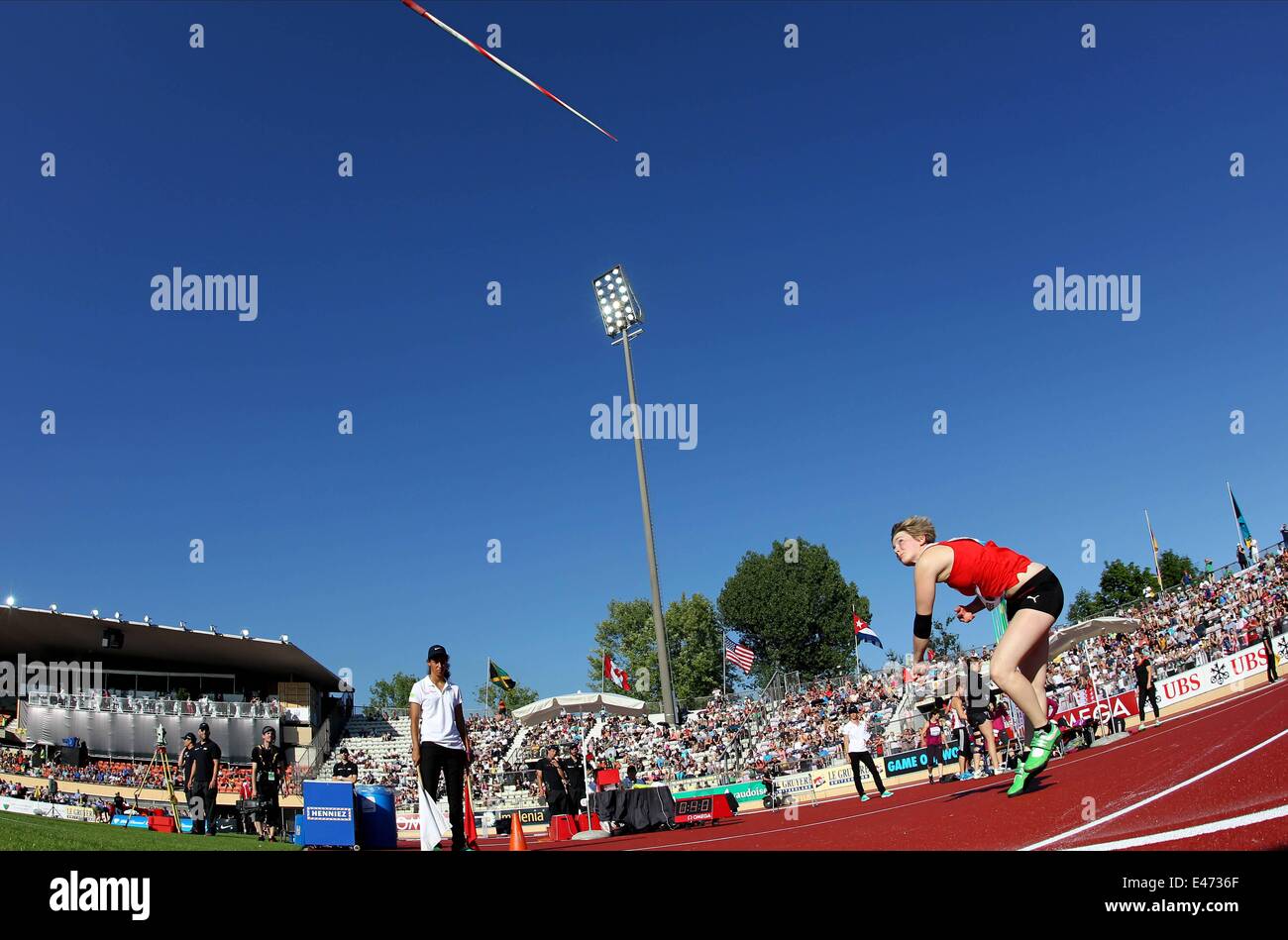 Lausanne, Switzerland. 03rd July, 2014. International athletics, IAAF
