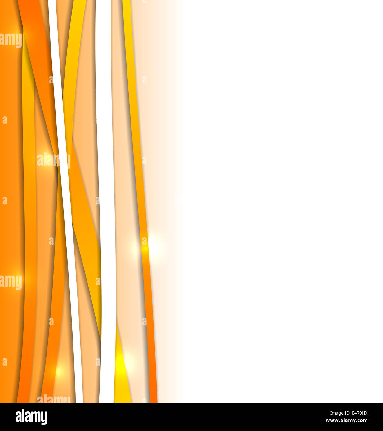 Illustration abstract orange background with lines Stock Photo - Alamy