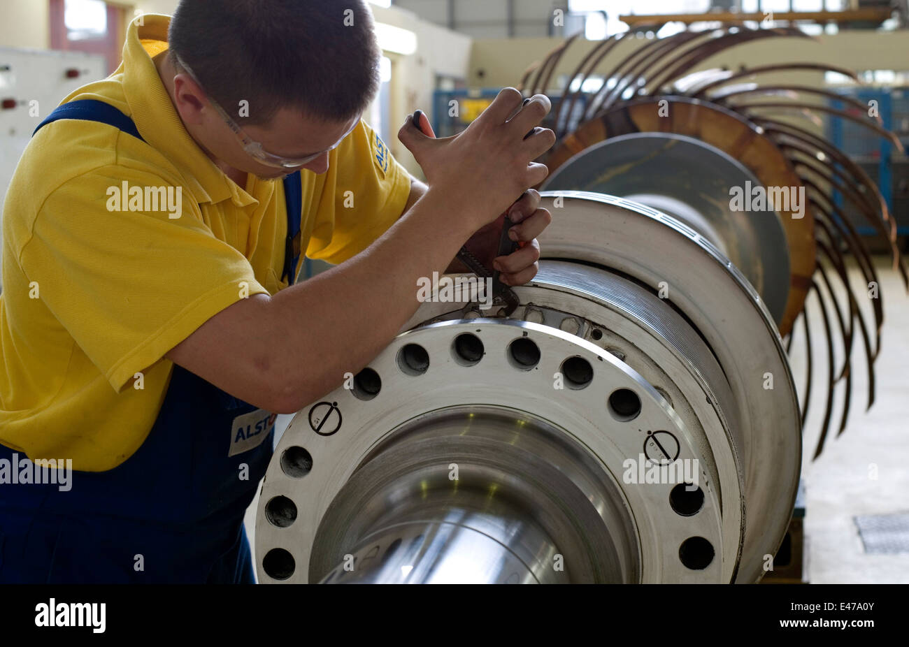 Alstom Power Service Stock Photo Alamy