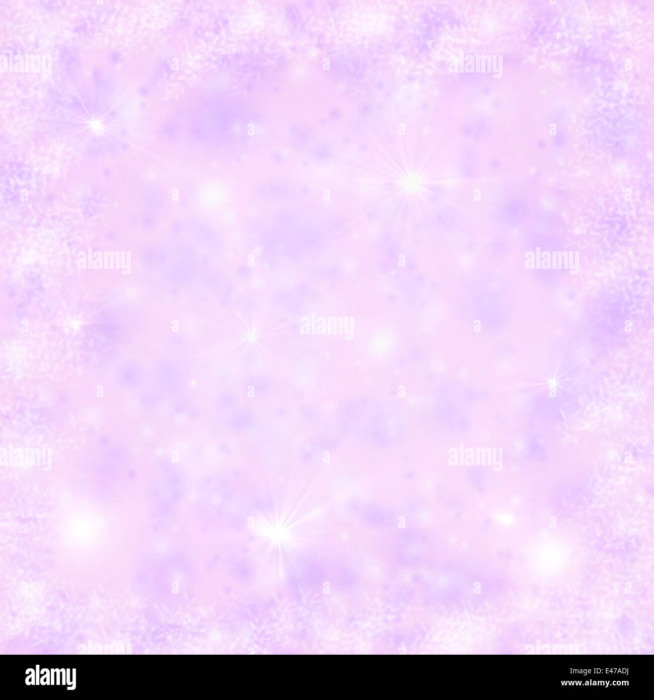 Pink background white stars hi-res stock photography and images - Alamy