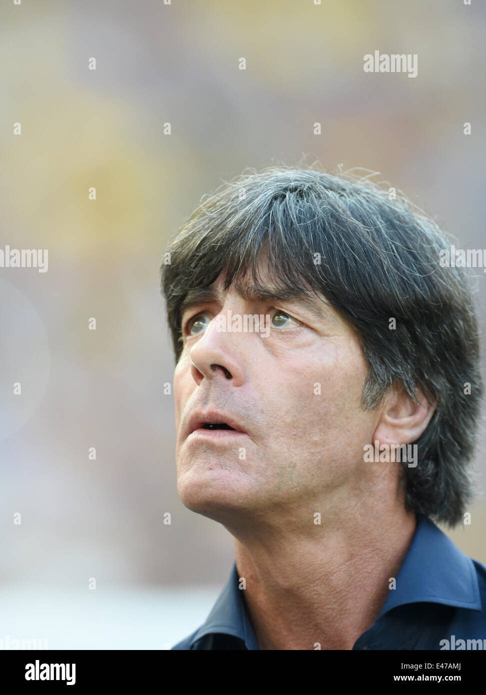 Rio de Janeiro, Brazil. 04th July, 2014. Head coach Joachim Loew of Germany is pictured before the FIFA World Cup 2014 quarter final soccer match between France and Germany at Estadio do Maracana in Rio de Janeiro, Brazil, 04 July 2014. Photo: Andreas Gebert/dpa/Alamy Live News Stock Photo