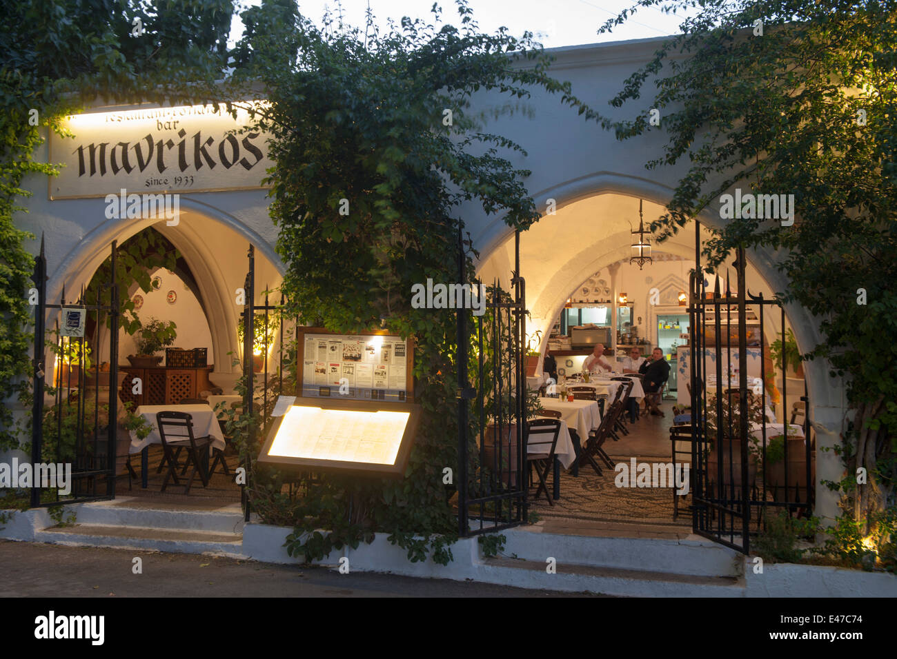 mavrikos-restaurant-rhodes-hi-res-stock-photography-and-images-alamy