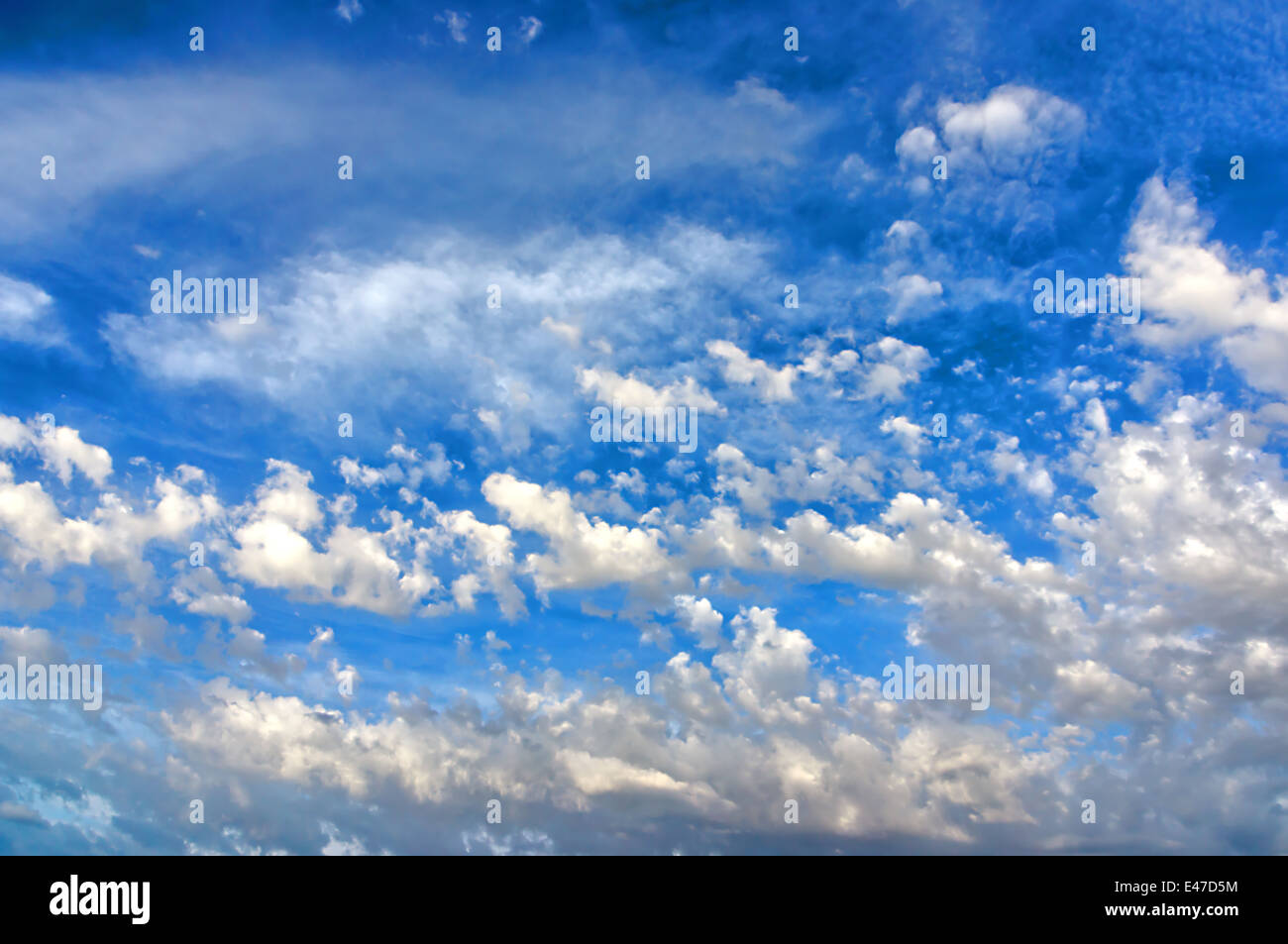 background of blue sky with clouds Stock Photo - Alamy