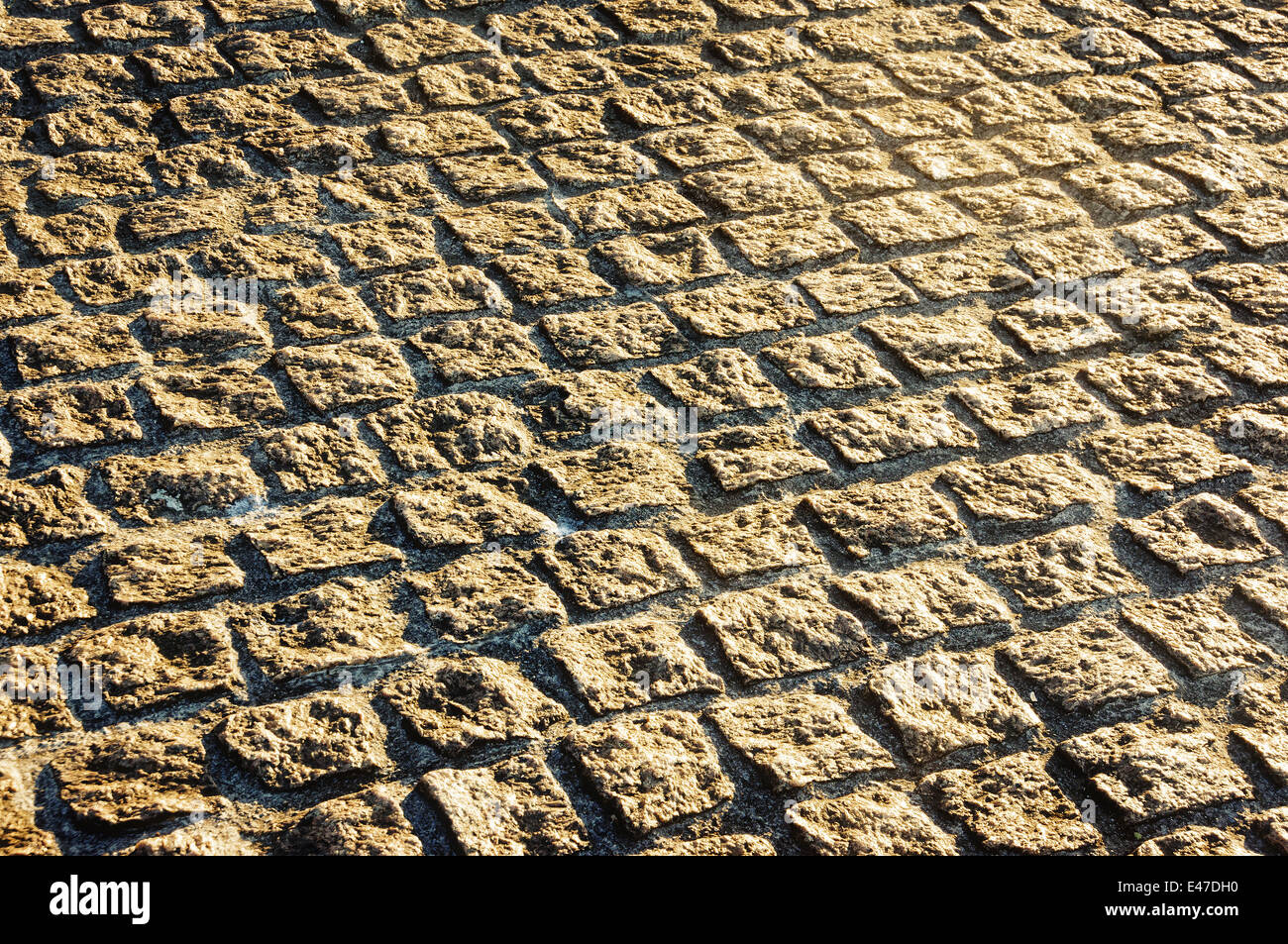 background of paving stone bricks Stock Photo