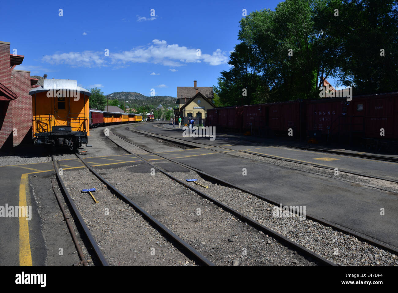 Durango Railway Station Stock Photo Alamy