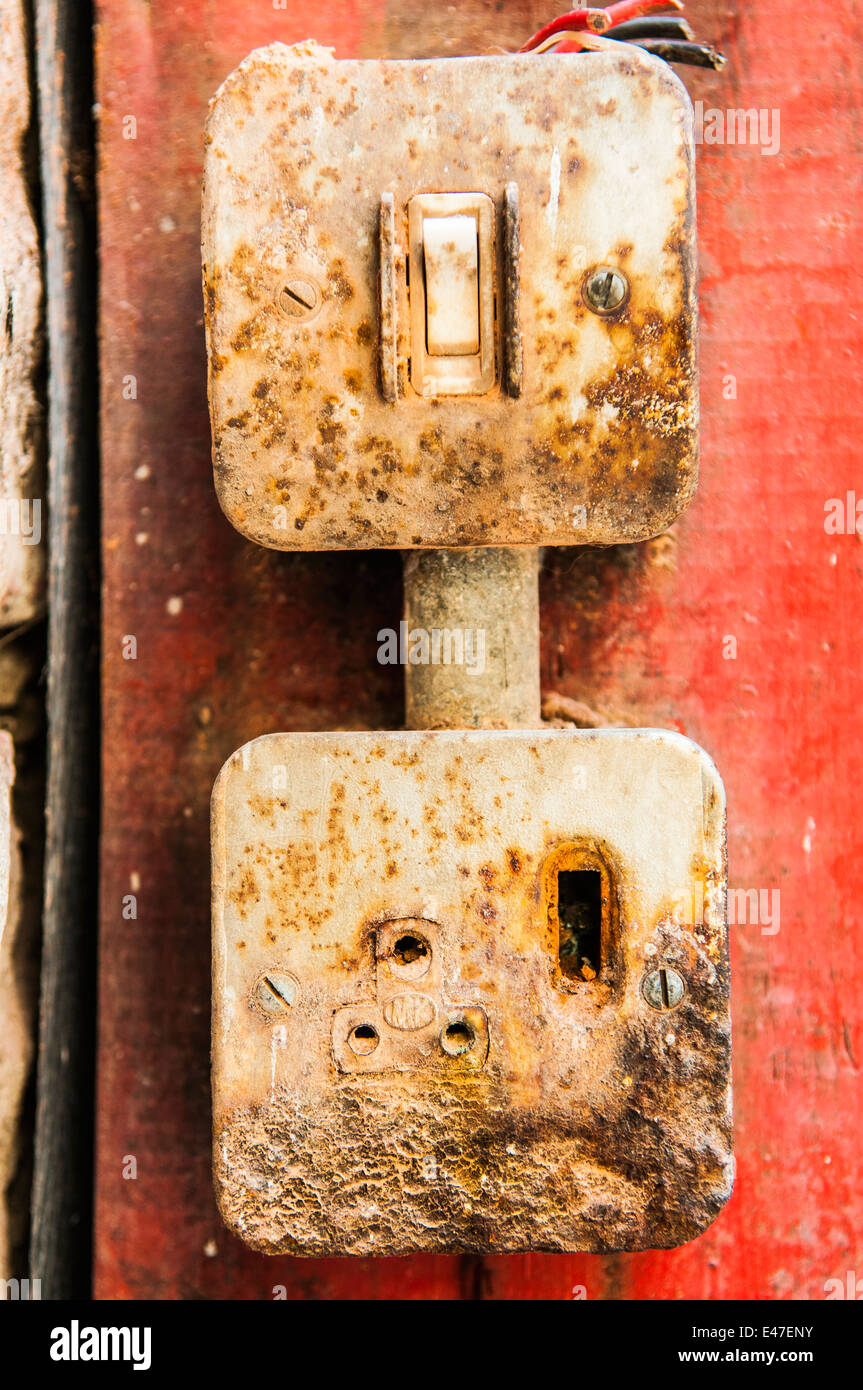 Rusty light switch hires stock photography and images Alamy